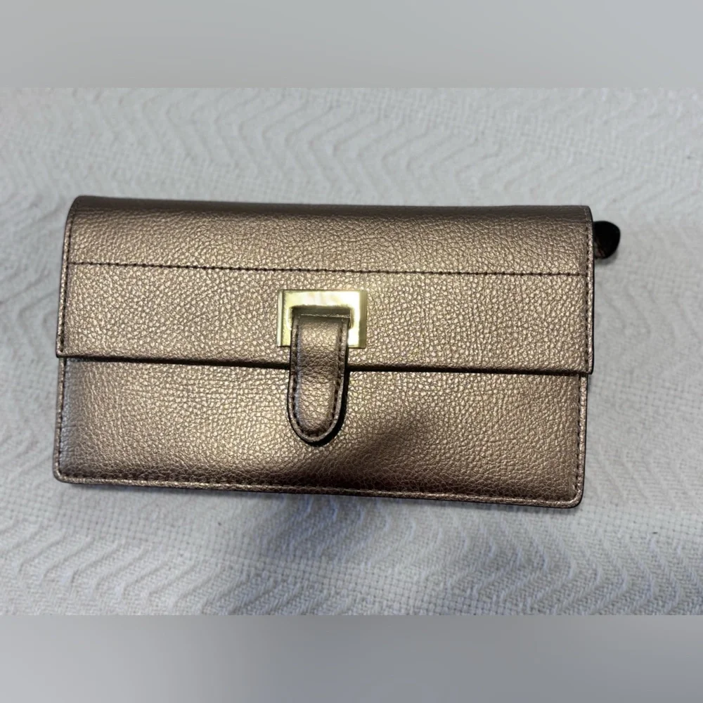 Ralph Lauren Metallic Leather Wallet